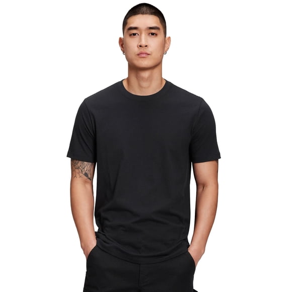 Camiseta GAP Everyday Soft de Cuello Redondo Negra Talla L