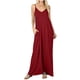 thumbnail image 2 of Puntoco Vestidos Mujer Verano Vestido De Verano para Mujer Vestido Informal Sin Mangas con Cuello En V Vestido Suelto con Tiras Vestidos Largos De Color Sólido con Bolsillo, 2 of 4