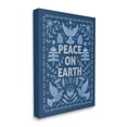 thumbnail image 3 of Peace On Earth Blue Doves Holiday Graphic Art Gallery Wrapped Canvas Print Wall Art, 3 of 7