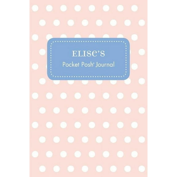 Elise's Pocket Posh Journal, Polka Dot, (Paperback)