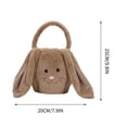 thumbnail image 6 of Personalized Bunny Easter Basket Custom Easter Basket With Handles Pluffy Custom Eggs Bag Gifts For Kids Girls Babies Toddlers Teens, 6 of 6