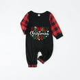 thumbnail image 1 of Pijamas familiares europeos con estampado navideño de moda, traje para padres e hijos, monos de poliéster para bebés., 1 of 3