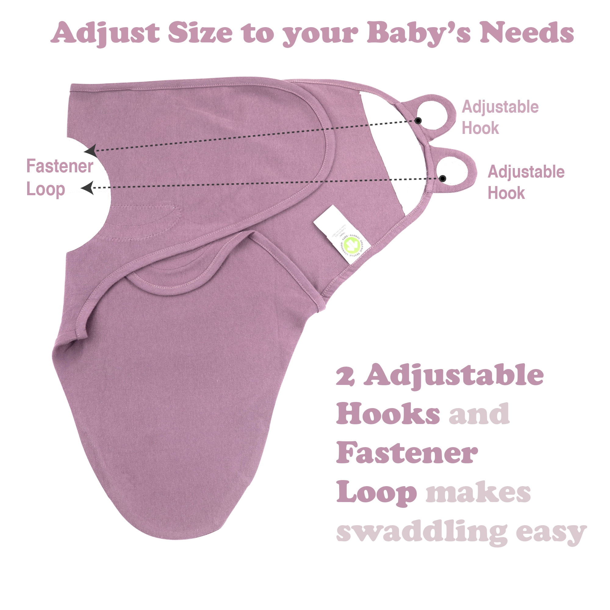 Baby Swaddles for Newborns - 4 Pack Baby Swaddles for 0-3 Months - Baby Swaddle Sleep Sack