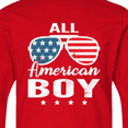 thumbnail image 4 of Inktastic All American Boy USA Parade Long Sleeve Youth T-Shirt, 4 of 5