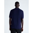 thumbnail image 3 of Free Assembly Men's Textured Polo Sweater with Short Sleeves, Lightweight, Sizes XS-3XL, 3 of 6