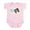 Petal Pink, variant on - 3 Steps Design Infant Creeper - Baby Light Bodysuit, Size Newborn - 24 Months