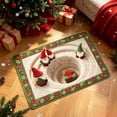 thumbnail image 5 of KKOUHVY Christmas Rug, Super Soft Cozy Christmas Door Mat, Non-slipped & Absorbent Xmas Front Door Rug for Indoor Entryway, 24x16 inch, 5 of 6