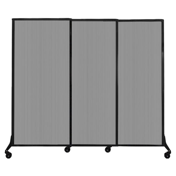 QuickWall Sliding Portable Partition - Polycarbonate