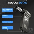 thumbnail image 4 of Rome Tech USB C to DC Adapter, Type C to DC with Built-in PD and E-Mark Smart Chip for HP, Input 19V ⎓ 2.1A, with 4.0×1.7 mm Plug, USB C to Laptop Charger (1), 4 of 5