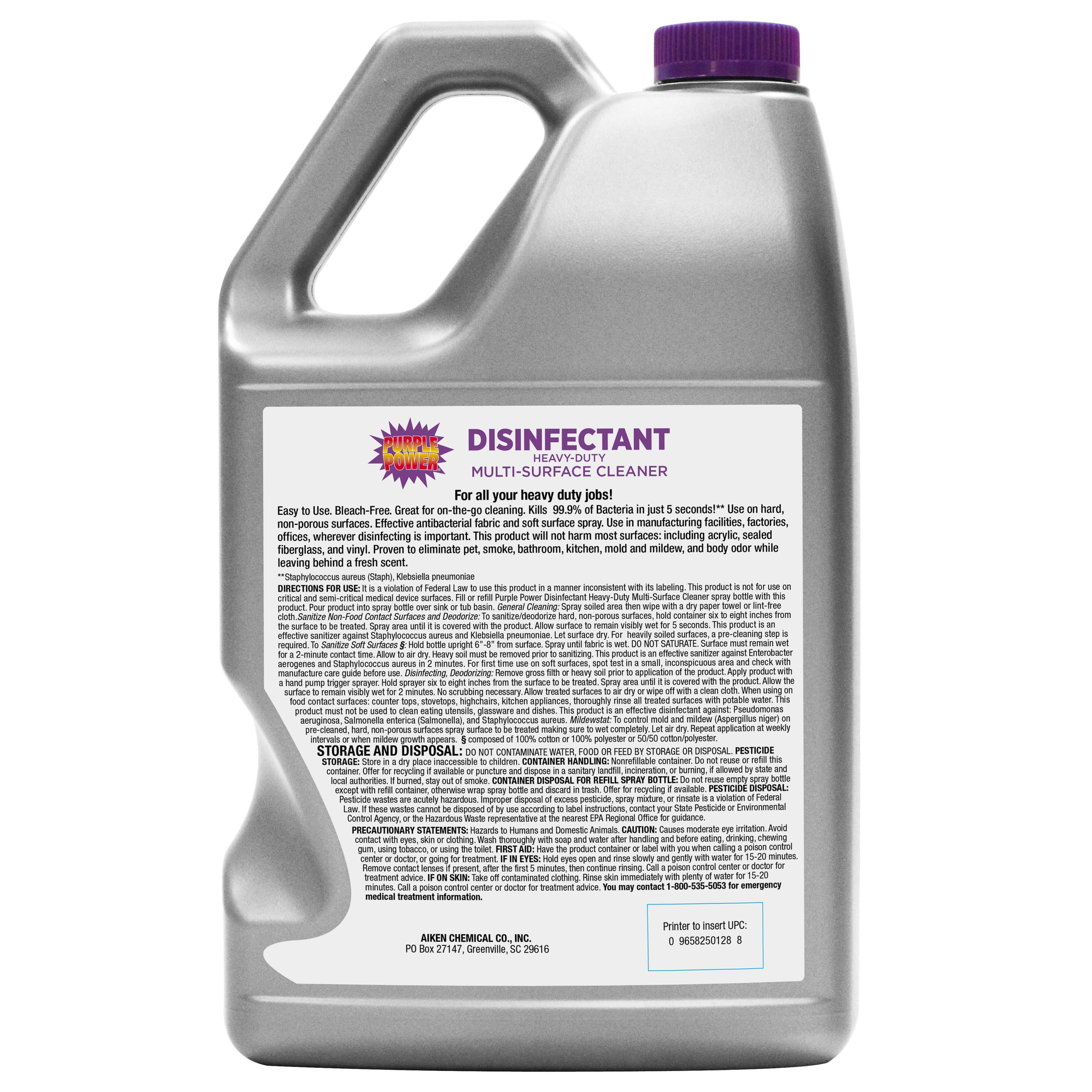 Purple Power Heavy Duty Cleaner Disinfectant, Gallon