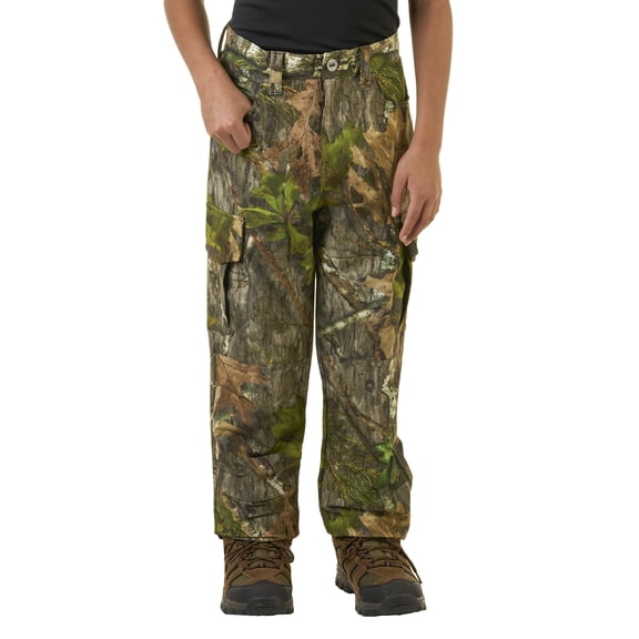 Mossy Oak Obsession Youth Stretch Cargo Turkey Hunting Pants