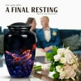 thumbnail image 4 of Ethereal Glow Skimmer Urn For Mom Ashes - Large Urns For Ashes Women - Burial Urns For Cremated Remains - Cremation Urn For Adults (Size -10inch), 4 of 5