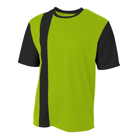 A4 Legend Soccer Jersey For Youth Male in Lime Black | NB3016