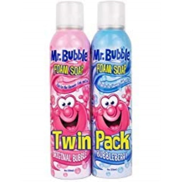 mr. bubble foam soap, twin pack, rotating scents, 8 oz each Walmart