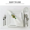 thumbnail image 2 of Shisuyan 4pcs Unique Nutcracker Napkin Rings Reusable Napkin Rings Elegant Napkin Rings Nutcracker Napkin Holders Stylish Napkin Buckles, 2 of 9