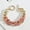 Pink, variant on New Crystal Pave Acrylic Link Chain Chunky Bracelet Marble Plastic Curb Bangles