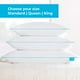 thumbnail image 3 of Almohadas Linenspa Queen Memory Foam Gel Refrescante Personalizables, 3 of 9