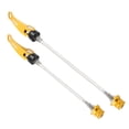 thumbnail image 3 of Ensemble de Brochettes de Vélo Essieu Vélo en Alliage d'Aluminium Portable Quick Release Brochettes de Roue Moyeu pour BMX Vélo de Route d'Intérieur Composant Vélo Or, 3 of 10