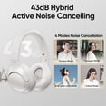 thumbnail image 2 of Audífonos Inalámbricos QCY H3 Cancelación Activa de Ruido, Hi-Res Audio, Diadema Plegables Auriculares Over Ear, Color Blanco, 2 of 5