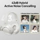 thumbnail image 2 of Audífonos Inalámbricos QCY H3 Cancelación Activa de Ruido, Hi-Res Audio, Diadema Plegables Auriculares Over Ear, Color Blanco, 2 of 5