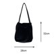 thumbnail image 2 of Bolsa de hombro de felpa suave a la moda para mujer de mano de gran capacidad de Color sólido de invierno JShteea Para Estrenar, 2 of 8