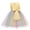 Yellow, variant on Sgkm Dresses for Girls 5-6 Floral Princess Color Gradient Baby Girl Dress Bow Birthday Party Gown