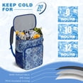 thumbnail image 6 of Cooler Backpack 26 Cans Portable Backpack Coolers Insulated Leak Proof,Lunch Backpack for Travel,Beach,Camping,Picnic,Lunch Backpack for Office Workers Family Travelers, 6 of 6