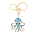 thumbnail image 1 of Llavero Creative Aqua Blue Octopus con strass Zinc A, 1 of 2