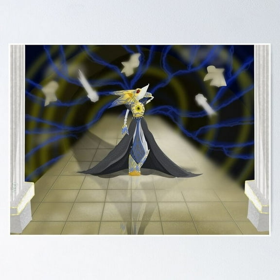 Kna Prints - Poster Super Neo Metal Sonic, UNFRAMED-8x12