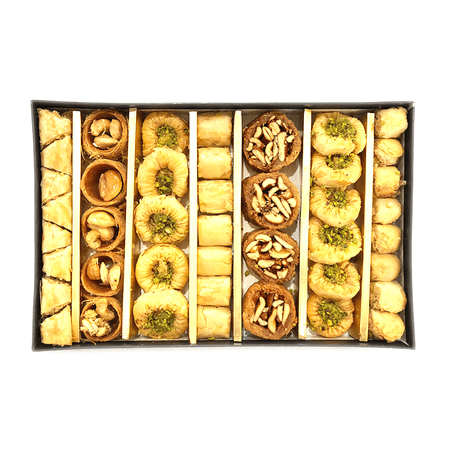 Syrian Authentic Mixed Cashew Baklava (1.1lb) 0.5Kg Syrian Authentic Mixed Cashew Baklava (1.1lb) 0.5Kg