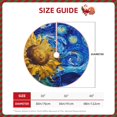 thumbnail image 2 of Haiem Whimsical Sunflowers Night Sky Pattern Christmas Tree Skirt Merry Christmas Party Christmas Tree Decoration,New Year Decorations-48", 2 of 6