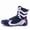 Blue, variant on Boxing Shoes for Men Pro Wrestling Boots High Top Fitness Weightlifting Powerlifting Shoes, Women Shoes