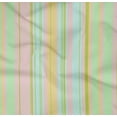thumbnail image 3 of oneOone Organic Cotton Poplin Twill Fabric Multicolor Stripe Printed Craft Fabric BTY 42 Inch Wide, 3 of 3