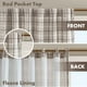 thumbnail image 4 of Cortina Madison Park Anaheim Cabin Plaid 50 x 240 cm, color marrón, 4 of 7