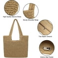 thumbnail image 3 of Kukuzhu Women Large Straw Beach Bag Handmade Woven Shoulder Bags Hobo Tote Handbag Purse for Summer, 3 of 6