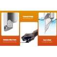 thumbnail image 5 of Drywall Skimming Blade Set: 12", 24", & 32" Stainless Steel Blades, 34"-81" Extension Handle, Spare Blades, Roller & Putty Knife with Storage Box, 5 of 15