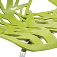 thumbnail image 4 of LeisureMod Modern Asbury Dining Side Chair With Chromed Legs in Green Set of 2, 4 of 10