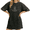 4-Black, variant on Divine Inner Fire World Ignite Line Drawing Women Vintage Washed T-Shirt Short Sleeve Loose Daily Tops