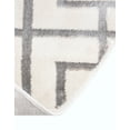 thumbnail image 5 of Marilyn Monroe Glam Collection Area Rug - Deco (7' 10" Round White Silver/Silver), 5 of 11