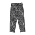 thumbnail image 4 of Goofa Snake Printed Soft Pajama Pants for Women, Wide Leg Comfy Casual Lounge Yoga Pants-Medium, 4 of 9