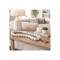 thumbnail image 3 of Wooden Bead Garland with Tassel Accent for Home Decor and Bathroom - Draped Styling Detail for Office, Room and Living Room - Shelf and Coffee Table Decor for Styled Surfaces - 2", White, 3 of 11