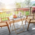 thumbnail image 7 of Folding TV Tray Table, Stable Tray Table with No Assembly Required, TV Dinner Tray for Eating, Foldable Snack Tables for Bed Sofa Marbling, 7 of 7