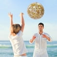 thumbnail image 1 of Glitter Transparent Inflatable Beach Ball for Water Play Outdoor Pool Party Floating Sports Toy with Colorful Light Refraction PVC Material Fun Summer Activity, 1 of 9