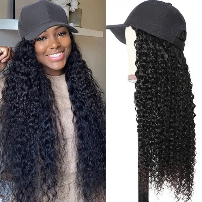 Ladies Front Lace Wig Set Black Midlength Curly Hair Simulation Wig