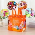 thumbnail image 6 of Orangide Happy Easter Gift Bags with Handles - Reusable Easte Egg Hunt Bag, Multifunctional Non-Woven Spring Tote Goodie Bags for Easter Gifts Wrapping, Party Favors and Supplies, 6 of 6
