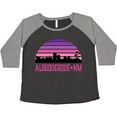 thumbnail image 3 of Inktastic Albuquerque New Mexico Retro Sunset Skyline Women's Plus Size T-Shirt, 3 of 5