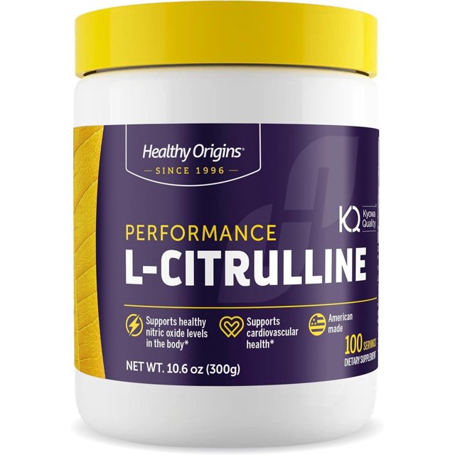 Suplemento de L-citrulina de Healthy Origins, 300 ml, fabricado en Estados Unidos