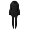 thumbnail image 4 of qolati Women's 2 Piece Tracksuit Sweatsuits Sets 2024 Fall Winter Hoodie Sweatshirt and Jogging Sweatpants Lounge Suit Casual Loose Y2k Streetwear Outfits, 4 of 5