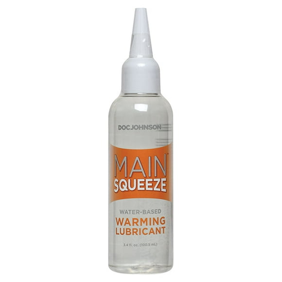 Main Squeeze Water-Based Warming Lubricant in 3.4oz