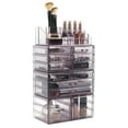 thumbnail image 7 of Sorbus Cosmetic Makeup and Jewelry Storage Case Tower Display Organizer - Spacious Design - Great for Bathroom, Dresser, Vanity and Countertop (Purple), 7 of 7